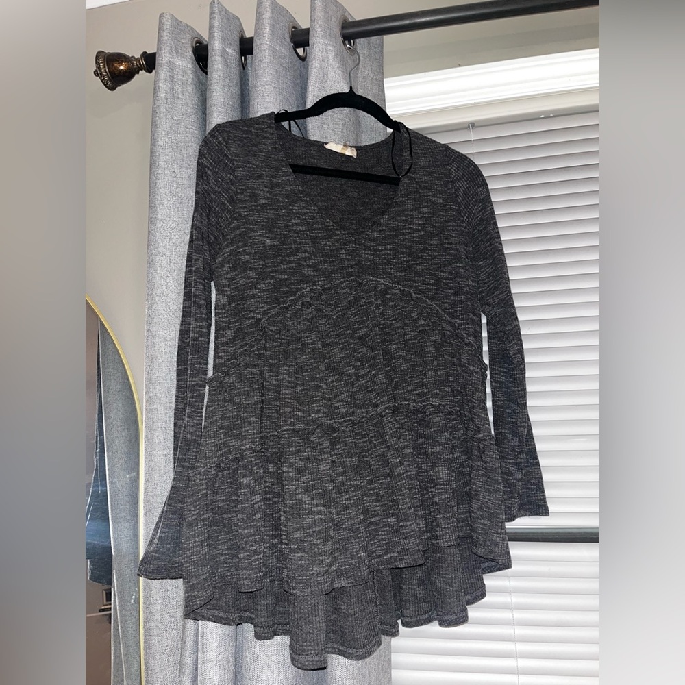 Thread & Supply Charcoal Knit Sweater